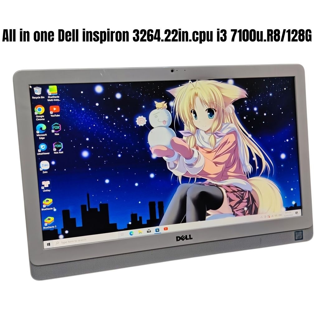 (Hàng cũ) Máy tính để bàn all in one Dell inspiron 3264.22in.cpu i3 7100u.R8 /128G.hinh thức 90%