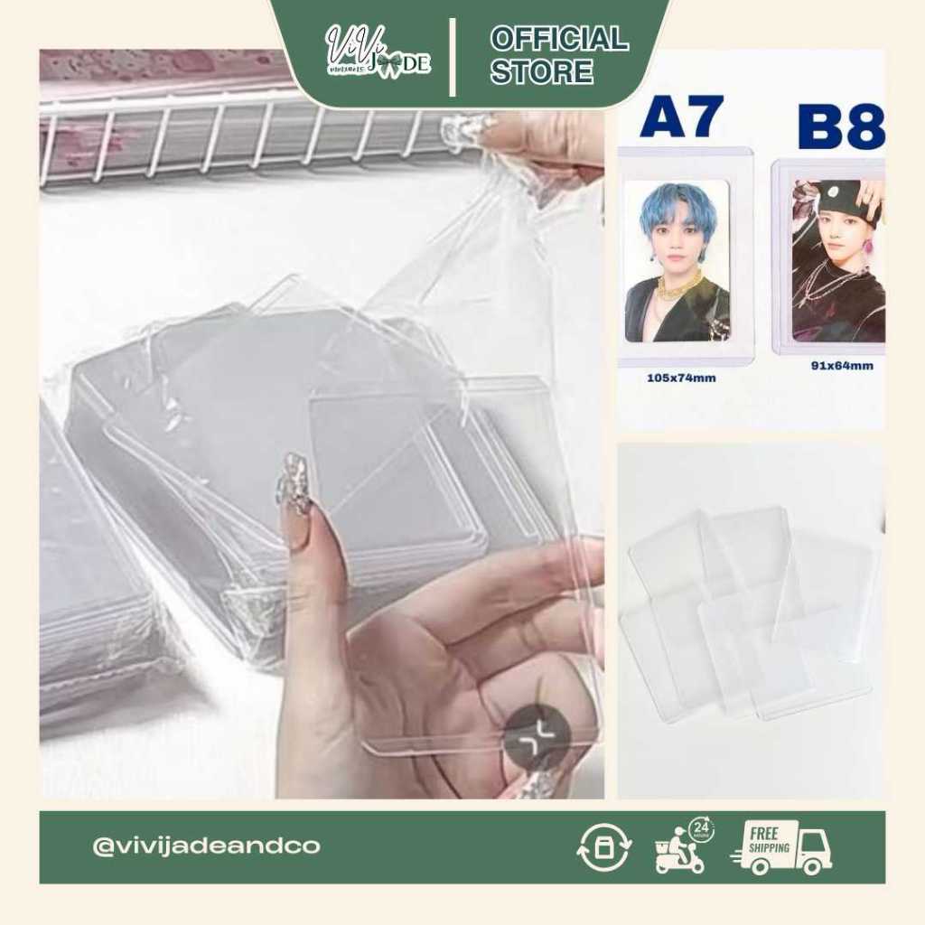 Toploader A7/B8 - Bọc bảo vệ thẻ nhựa cứng có seal/ không seal, bảo vệ card/thẻ bài (10x7,5cm) | TOP