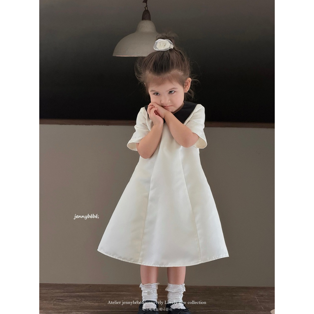 [Jennybebe] Váy công chúa dáng xoè cổ sen cho bé 9-28kg