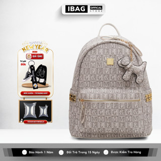 Balo Da Đi Học IBAG Balô Da Thời Trang Nam Nữ Cặp Da Pu Cao Cấp Ba Lô Da Cặp Đi Học Ulzzang Balo Đựng Laptop 14 Inh