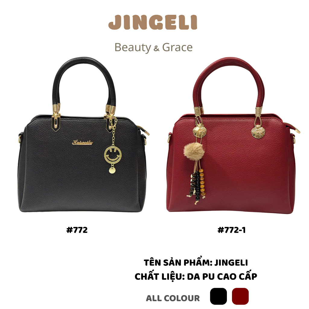 Túi xách nữ thời trang cao cấp. JINGELI #772 #772-1