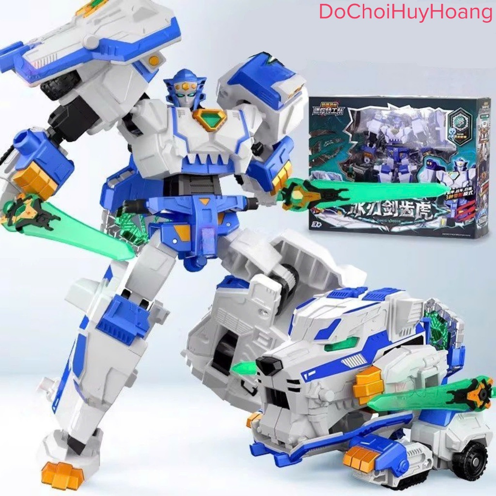 Đồ chơi Miniforce 7 DINOID Lực lượng nhí 7 robot Frozen Tiger biệt đội siêu nhân nhí