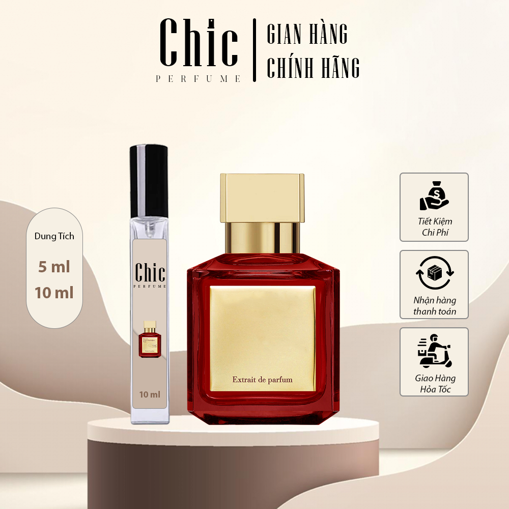 Nước Hoa Nữ chính hãng CHIC PERFUME 540 Hương thơm sang trọng, tinh tế