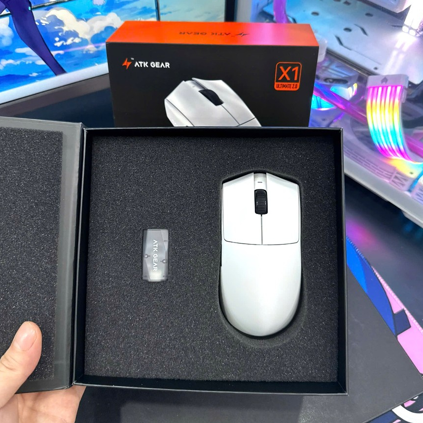 Chuột ATK X1 V2 Ultimate / Ultra Max 8khz - Nordic 54 - PAW3950 Ultra - Pin 800mAh , giá rẻ nhất thị