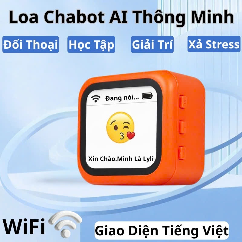 Loa Chatbot AI XIAOZHI Đối Thoại, Trợ Lý Học Tập Và Giải Trí Thông Minh, Loa AI Mini Giao Tiếp