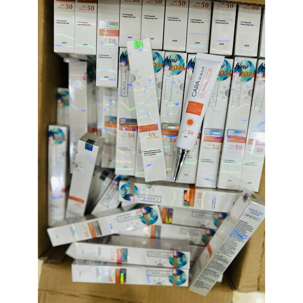Kem Chống Nắng Cao Cấp Cara 30ml Căng Bóng Bảo Vệ da mẫu mới