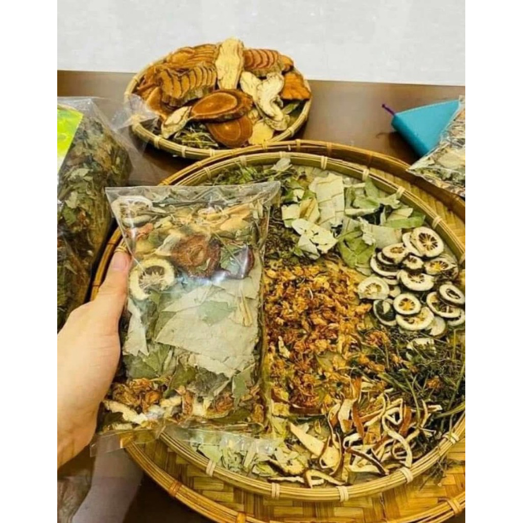 1Kg=10 gói Trà lá nam 10 vị giảm cân lành tính