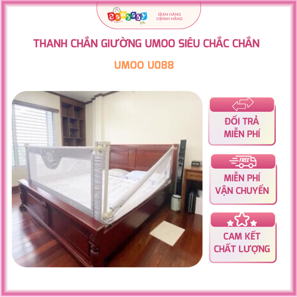 XẢ KHO Thanh Chắn Giường UMOO U088 Siêu Chắc Chắn