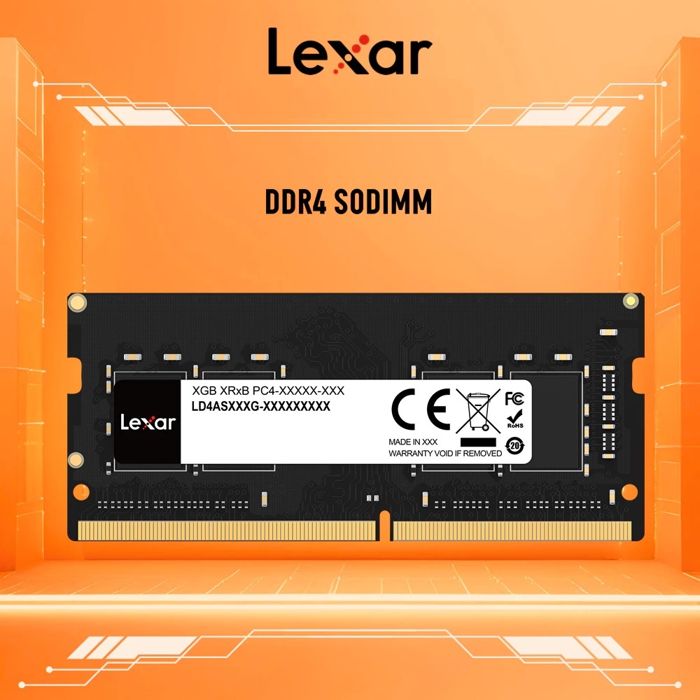 RAM Laptop Lexar DDR4 SODIMM 8GB 3200MHz Tương Thích Intel/AMD