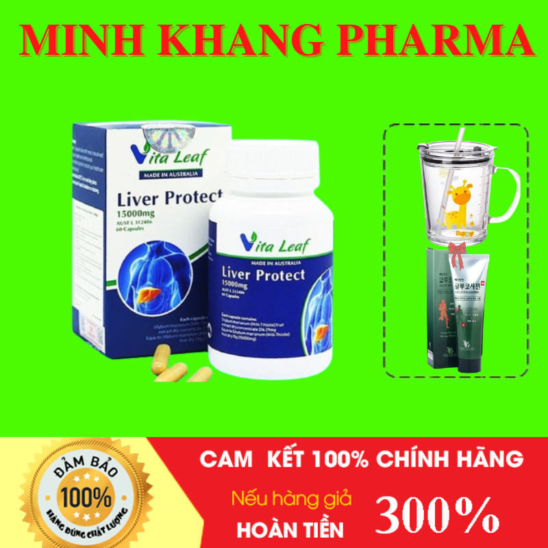 [COMBO 2 HỘP] Viên Uống Giải Độc Gan Liver Protect 15000 mg - Hộp 60 Viên