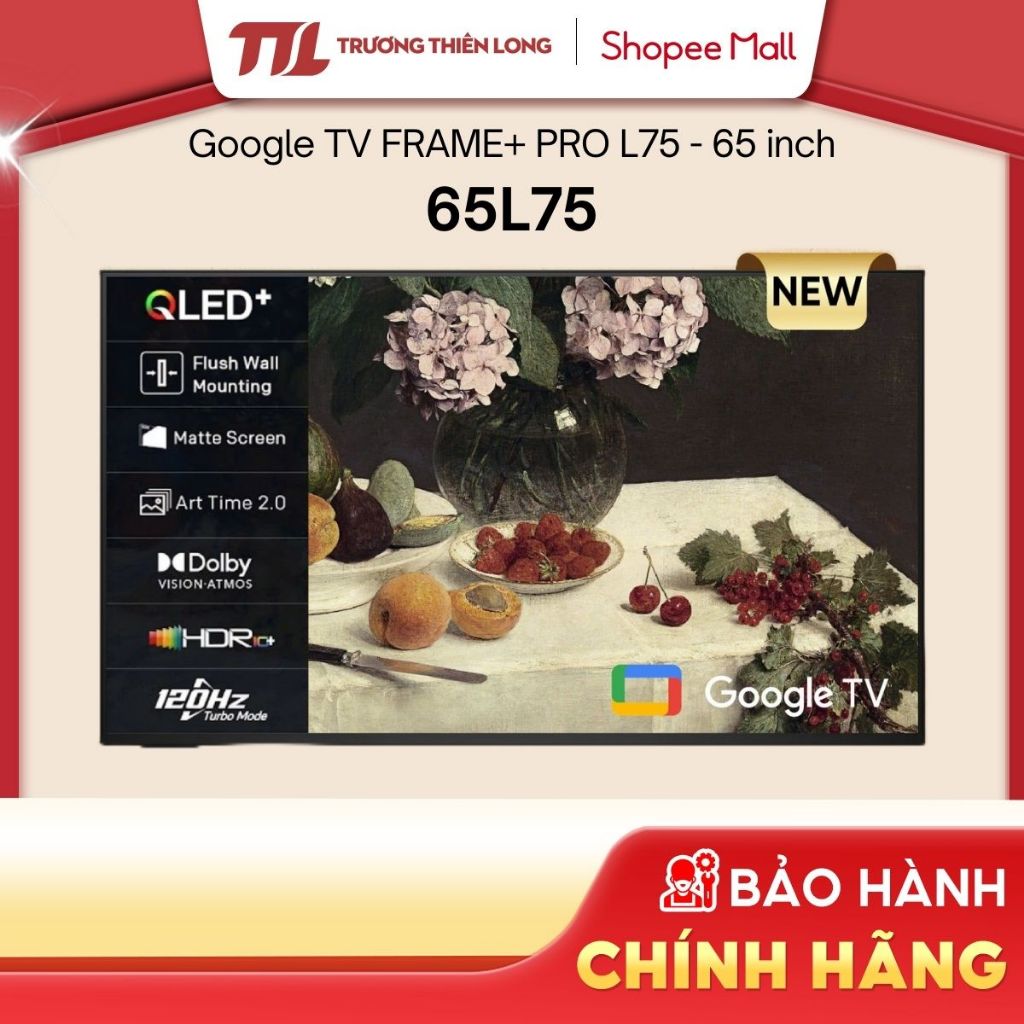 65L75 | 65LN7000G - Google TV FRAME+ PRO L75 - 65 Inch 65L75 [Tivi Chưa Gồm Khung Tranh][FREESHIP HC