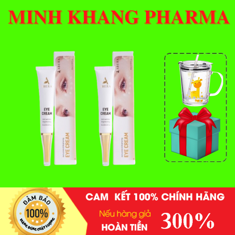 KEM GIẢM THÂM MẮT ABERA - Giúp Giảm Thâm Mắt, Bọng Mắt, Nếp Nhăn, Làm Sáng Mịn Vùng Da Mắt