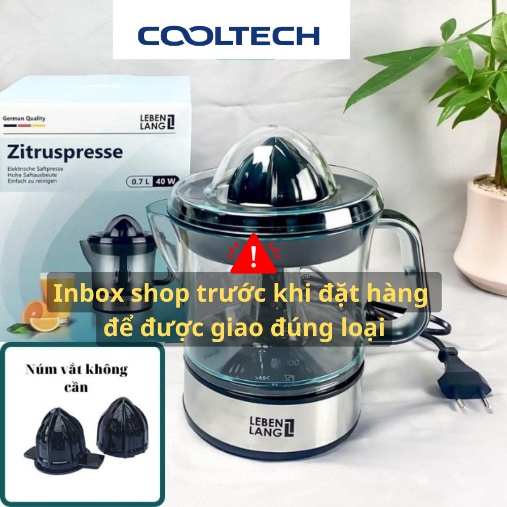 Đầu vắt, núm vắt cam dành cho máy LEBENLANG LB389