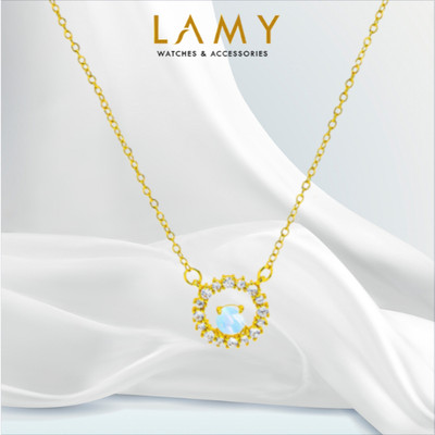 Dây chuyền bạc nữ LAMY Sunburst Necklace Gold 6420