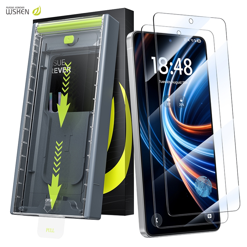 【Không bong bóng】WSKEN Màng bảo vệ màn hình bằng kính cường lực cho Samsung S26 Ultra kèm bộ dụng cụ