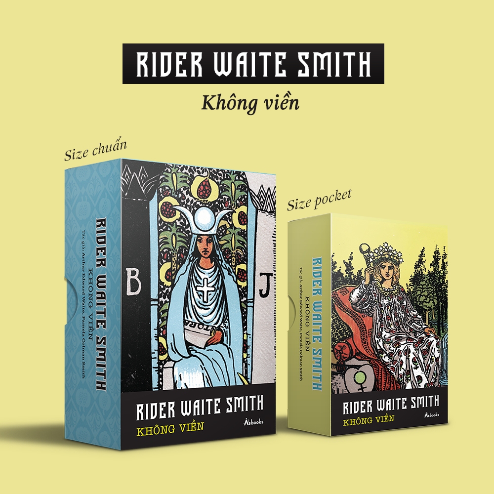Sách - BỘ BÀI Rider Waite Smith Tarot (Bản Không Viền) - AZB