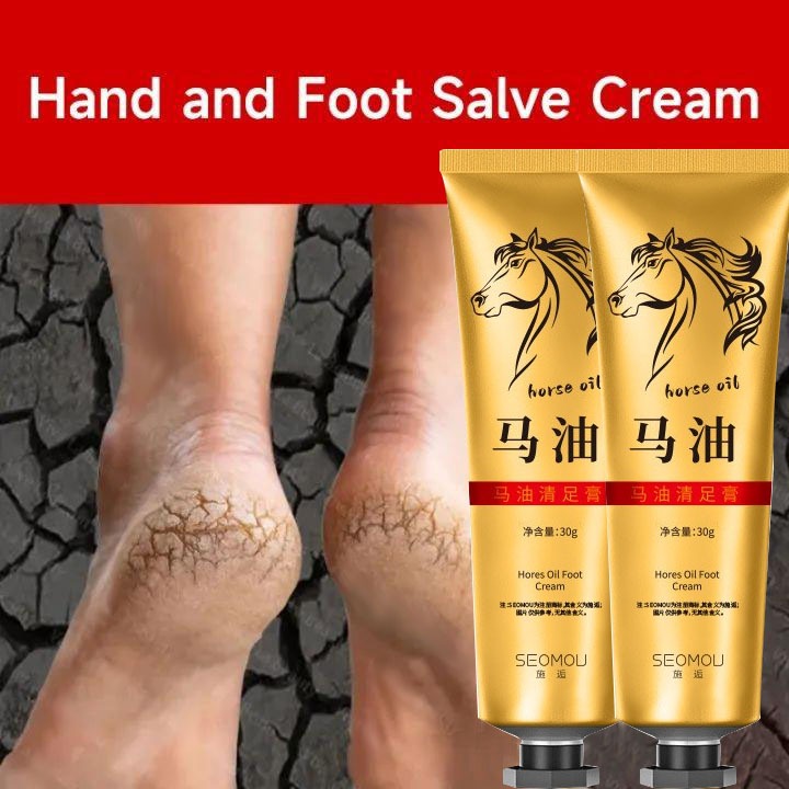 Dầu ngựa Hand Foot Cream Anti Rough Crack Heel Repair Cream Dead Skin Remover Tẩy ẩm trắng tay