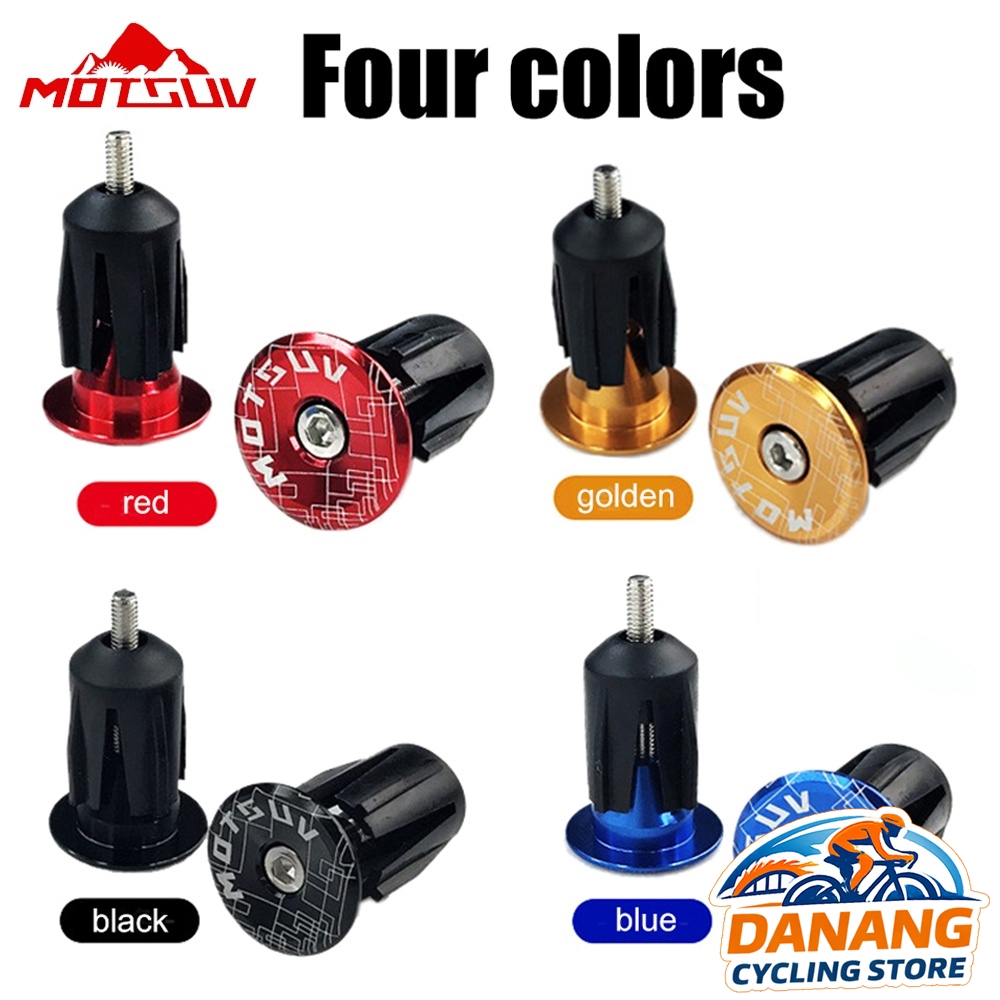 Set 2 Nắp Đậy Ống Ghi Đông Xe Đạp MOTGUV Bằng Nhôm – Bảo Vệ & Trang Trí