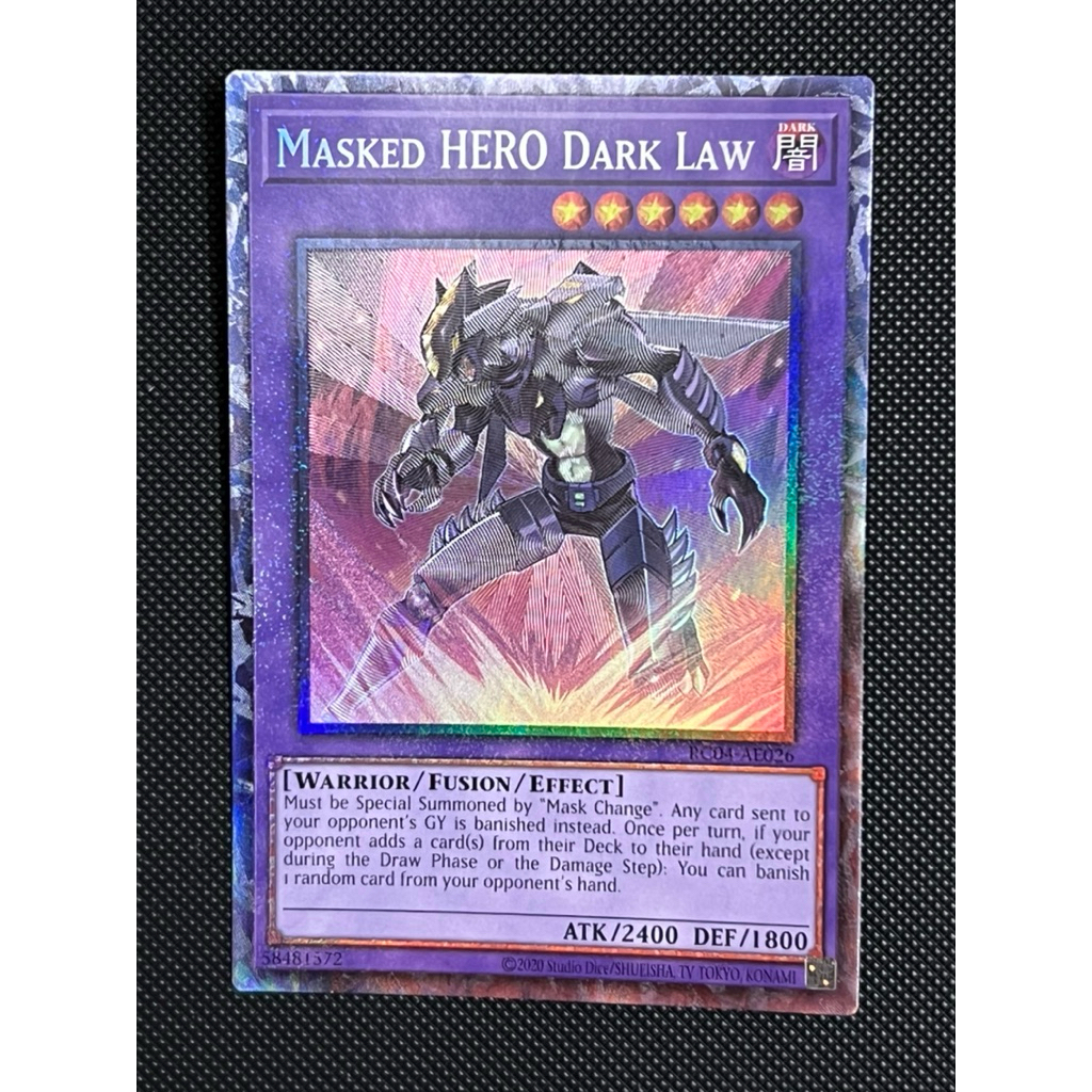 [AE] [OCG] Thẻ bài Yugioh Masked HERO Dark Law