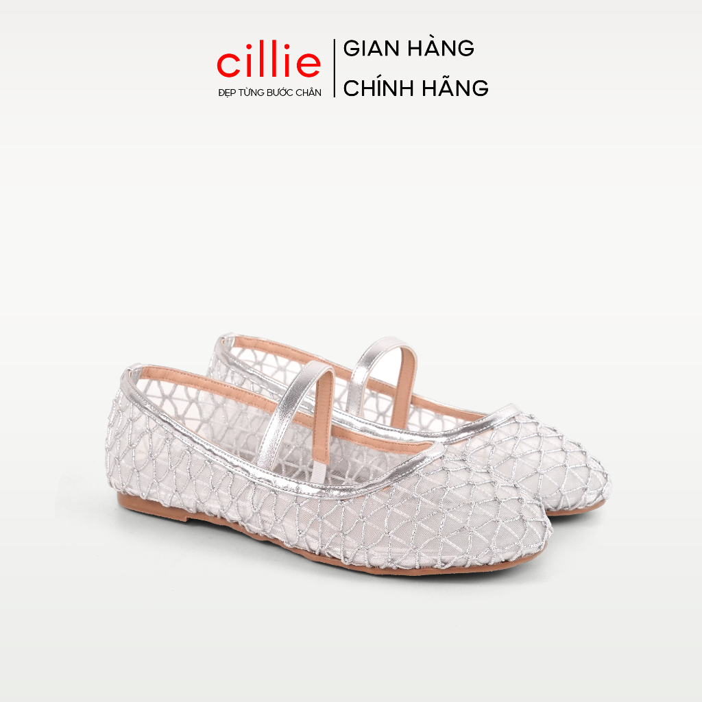 Giày Búp Bê Nữ Cillie Lưới Thoáng Mát Nhẹ Nhàng Năng Động BB17