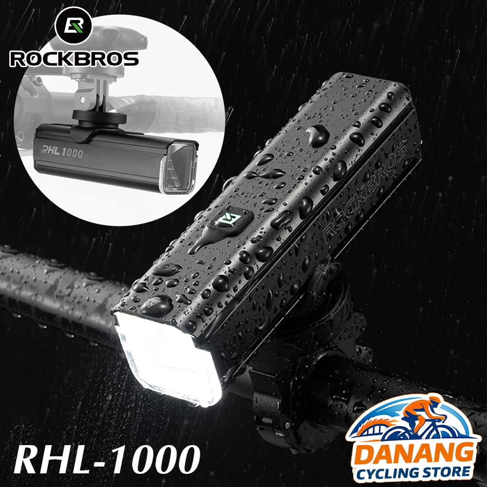 Đèn Pha Xe Đạp ROCKBROS RHL 1000LM  – Chống Nước, Sạc USB