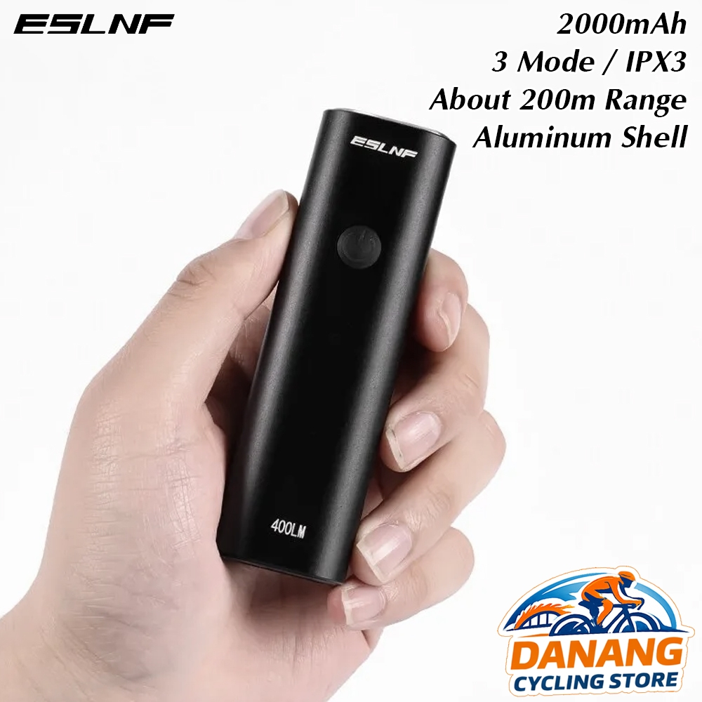 Đèn Pha Xe Đạp ROCKBROS / ESLNF 400LM – Hợp Kim Nhôm, Sạc USB