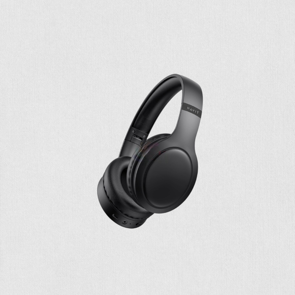 [Top Value] Tai nghe chụp tai Bluetooth Havit H633BT - Hàng chính hãng - Kiểu dáng cong thái học, Bl