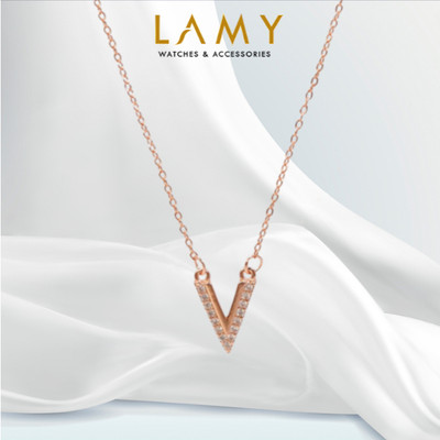 Dây chuyền nữ LAMY Luxury V Shaped Pendant  Rose Gold 6390