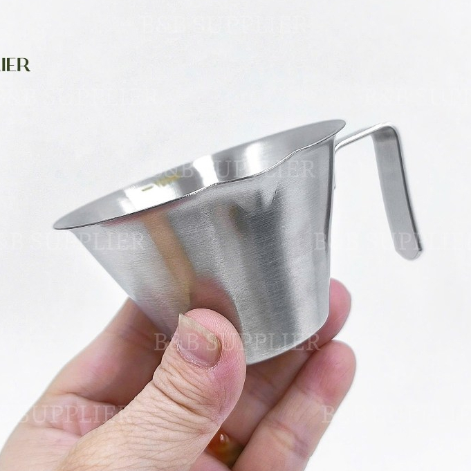 B&B Supplier Ca Đong Espresso Inox | Ca Đong Cà Phê Inox Có Vạch Chia Định Lượng Cao Cấp [Có XHD VAT