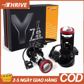 Đèn led xe máy đèn trợ sáng đèn xe máy Y7D bản H4 Có Chỉnh Loại Tốt
