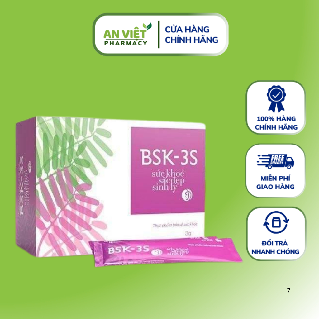 BSK-3S TPBVSK Chăm Sóc Sức Khỏe Trước Mang Thai, Bồi Bổ Cơ Thể, Nâng Cao Đề Kháng, Ổn Định NT. Hộp 2