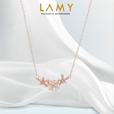 Dây chuyền nữ LAMY Plum Flower Necklace Rose Gold 6396