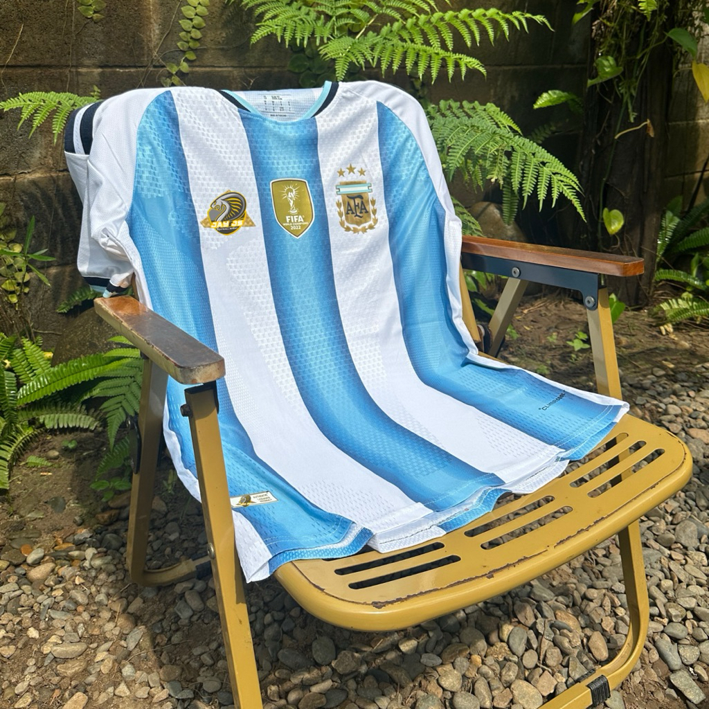 Áo bóng đá đội tuyển Argentina 2026 form PLAYER thể thao, vải thoáng khí