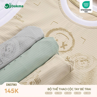 [ DOKMA ] Bộ Dokma cộc tay thể thao cho bé 9-36m