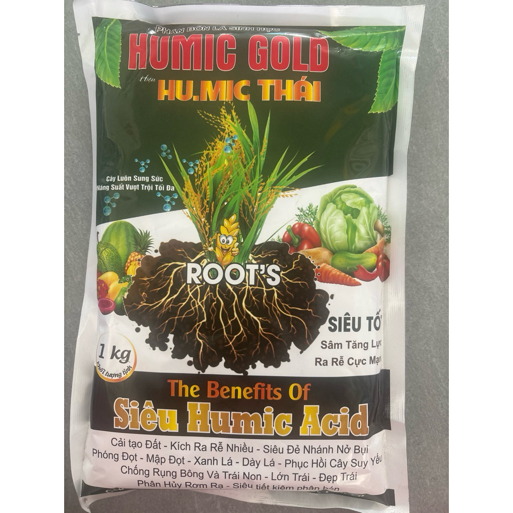 1kg phân bón lá Sinh học HUMIC THÁI