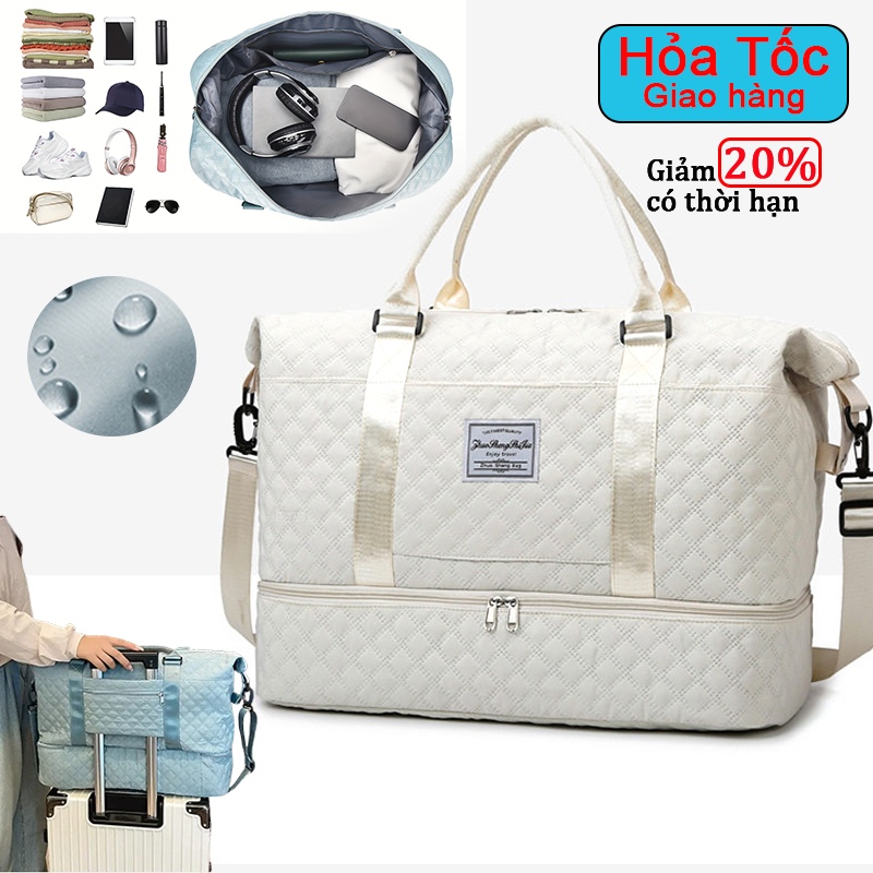 Túi du lịch sức chứa lớn,túi du lịch/đi công tác ngắn ngày dày dặn,chống thấm nước và chống mài mòn,tách biệt ướt và khô