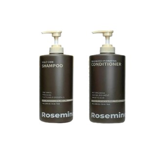 Q16_ Cặp gội xả hỗ trợ chống gãy rụng và làm dày tóc Rosemine Scap care 1000ml (chai đen)