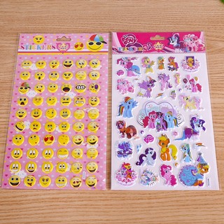 Sỉ 10 Vỉ dán sticker khổ A4 - 3D Nổi Trang Trí Kết Hợp Tô Màu - SP000599