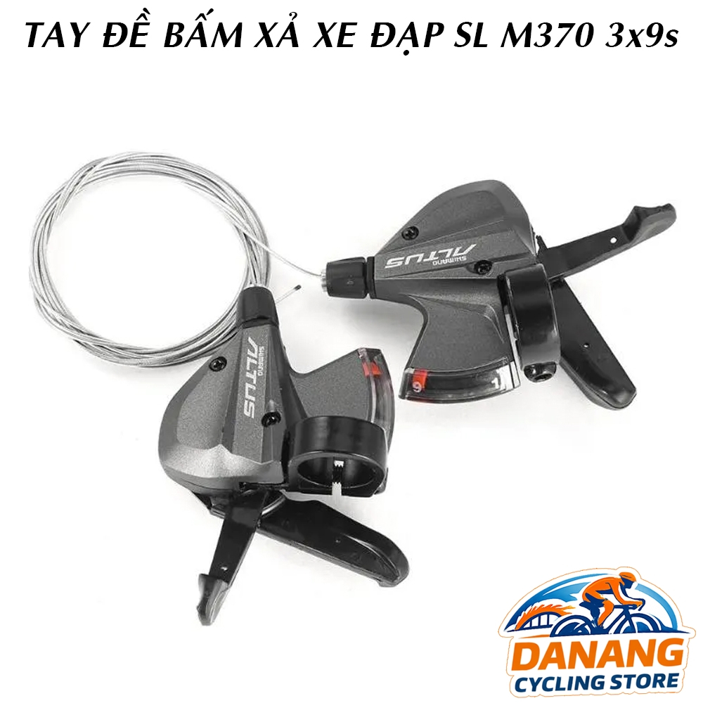 Tay Đề Bấm Xả Xe Đạp SL M370 3x9 Tốc Độ