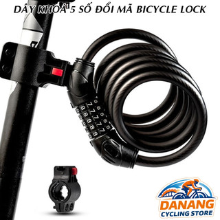 Dây Khóa Xe Đạp 5 Số Đổi Mã – Bicycle Lock Chống Trộm
