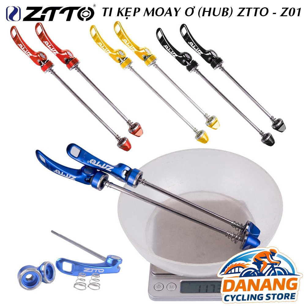 Cặp Ty Kẹp Moay Ơ Hub Xe Đạp ZiTTO Z01 – Trục Kẹp Bánh Nhanh