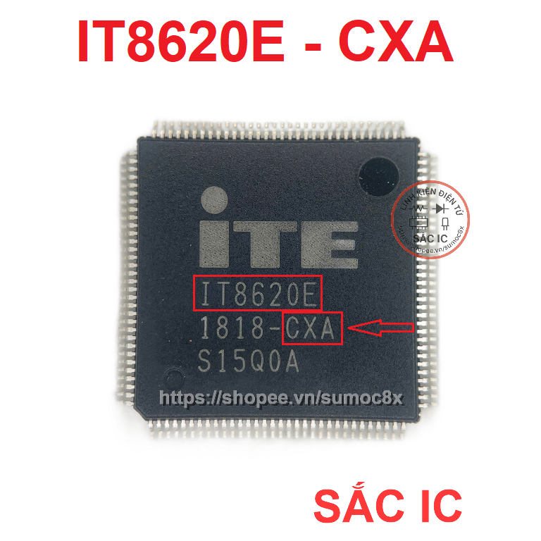 [NTM23] IT8620E 8620E 8620 ic quản lý nguồn trên bo mạch - Mới nguyên bản - Original NEW