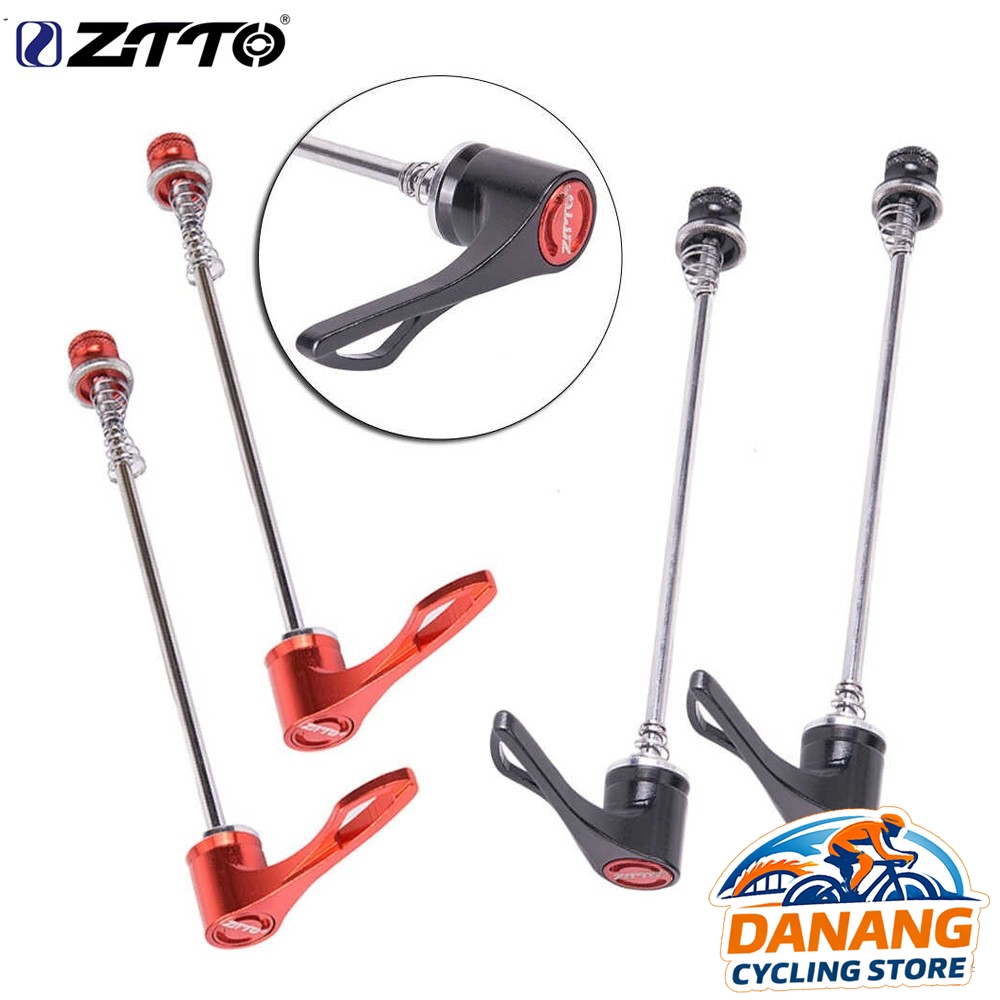 Cặp Ty Kẹp Moay Ơ Hub Xe Đạp Hợp Kim Nhôm ZiTTO – Trục Kẹp Bánh Nhanh