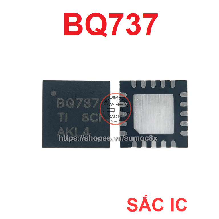 [BQ41] BQ737 737 BQ24737 24737 ic nguồn trên bo mạch - Mới nguyên bản - Original NEW