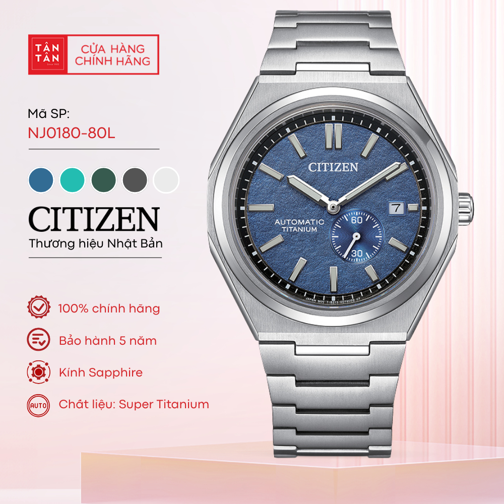 Đồng Hồ Nam Citizen Zenshin NJ0180-80L Automatic 40.5mm - Đồng Hồ Tân Tân
