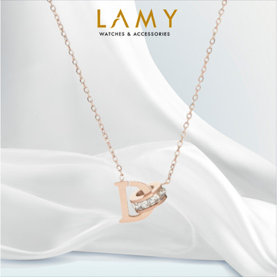 Dây chuyền nữ LAMY D-shaped Rose Gold 6037