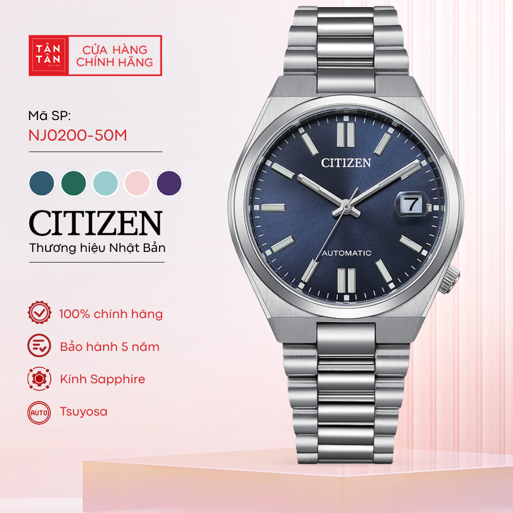 Đồng Hồ Unisex Citizen Tsuyosa NJ0200-50M Automatic 37mm - Đồng Hồ Tân Tân