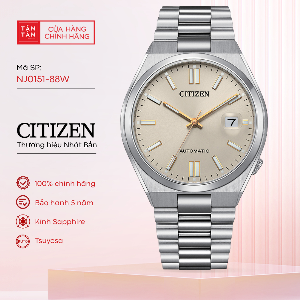 Đồng Hồ Nam Citizen NJ0151-88W Automatic Tsuyosa 40mm - Đồng Hồ Tân Tân