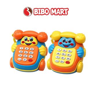 Điện Thoại Đồ Chơi Mini Cho Bé Có Nhạc Hình Chú Hề Dễ Thương- Bibomart