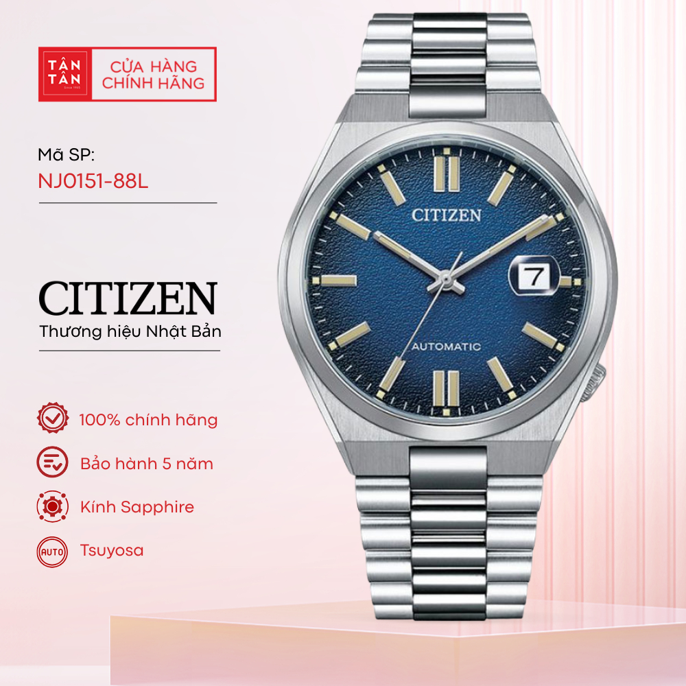 Đồng Hồ Nam Citizen Tsuyosa NJ0151-88L Automatic 40mm - Đồng Hồ Tân Tân